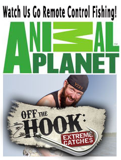 We went Rc Fishing with Animal Planet! "Live Action"!
