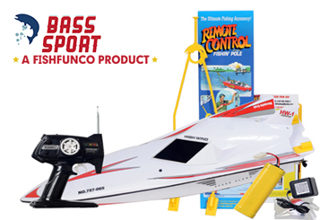 Bass Pro remote control fishing boat, Drive the worm far with a r/c fishing  boat!