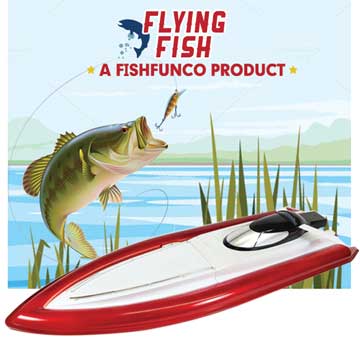 Flying Fish Remote Control Fishing Boat! Catch's real fish