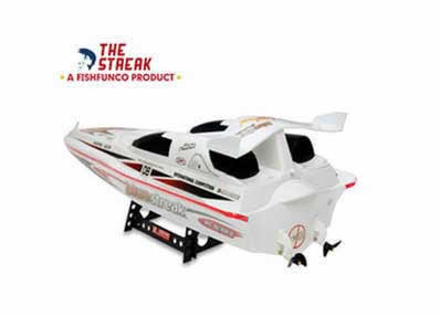 RC Fishing Boat 55KM/H High Speed Dragnet Ship Fishing Ground Bait Power  Motor Racing Speedboat Remote Controlled Boat For Fish