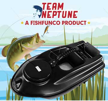 Team Neptune Remote Control Fishing Boat! Catch's real fish