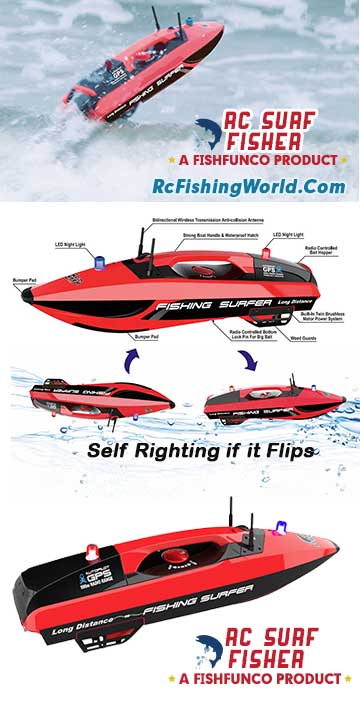 Jabo Dolphin High Speed GPS RC Fishing Surfer Bait Boat for Ocean