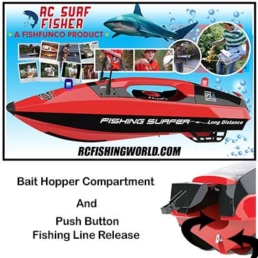 Arrow Models - Radio Controlled Bait Boat for Fishing.