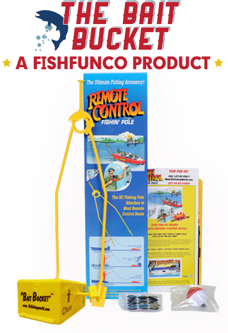 Remote Control Fishing Pole-Attach on Any Rc Boat-Catch Fish with
